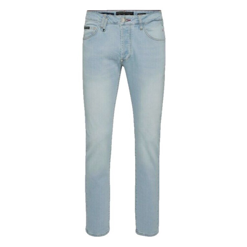 Philipp Plein Denim Trousers Super Straight Cut Basic Size 30 MSRP $900